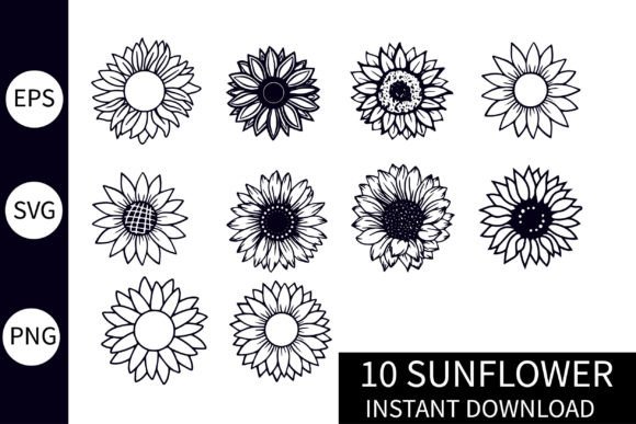 Download Sunflower Svg Bundle, Floral Svg Bundle - Sunflower svg Collection