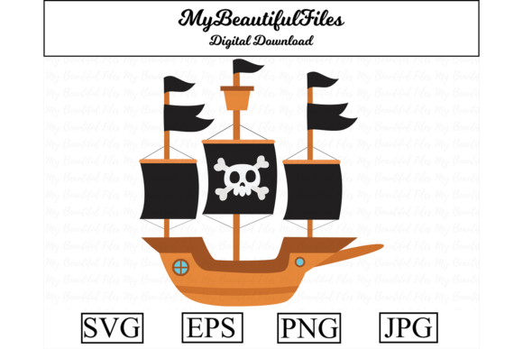 Download Pirates Ship Clipart Illustration - Pirates Collection