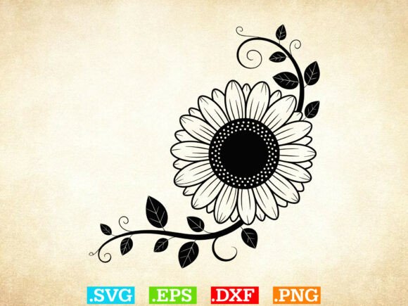 Download Sunflower SVG, Big Sunflower Svg, Sun - Sunflower svg Collection